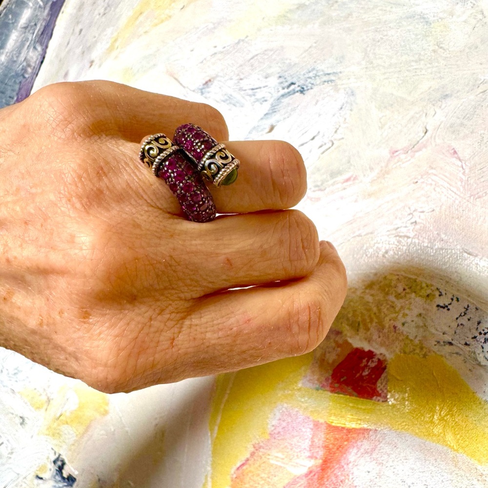 Sterling Gemstone ring - Picture 3 of 7
